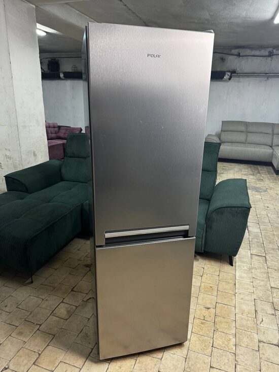 Lodówka Polar srebrna 185 cm