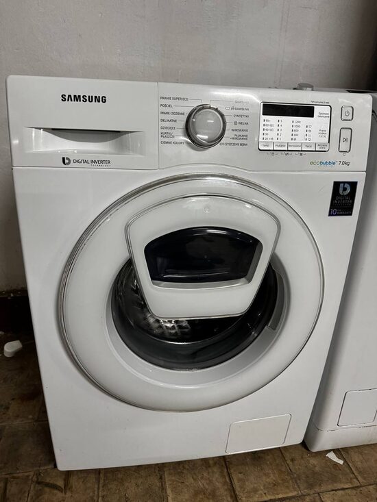 Pralka SAMSUNG EcoBubble 7 kg – UŻYWANA | Sprawdzona
