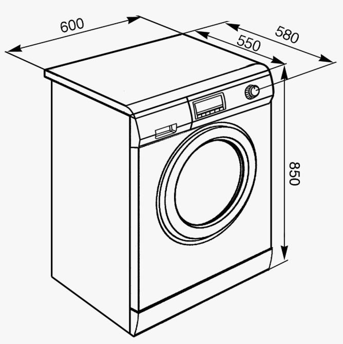Transport pralki 60x55x85 cm cała Polska